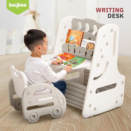 Image of BAYBEE Kids Study Table (White)