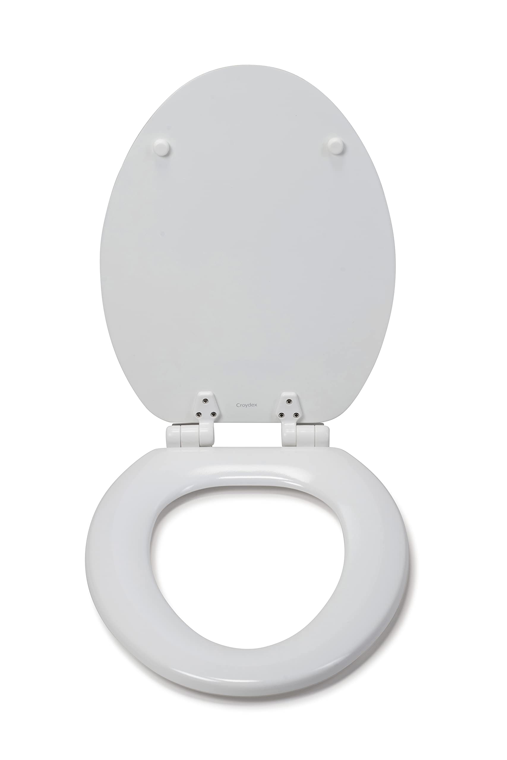 Croydex WL800922AZH Angus McCoo Art by Steven Brown Stick Tight No More Movement Toilet Seat with Sticky Grip pad Technology Elongated, Soft Close and Quick Release