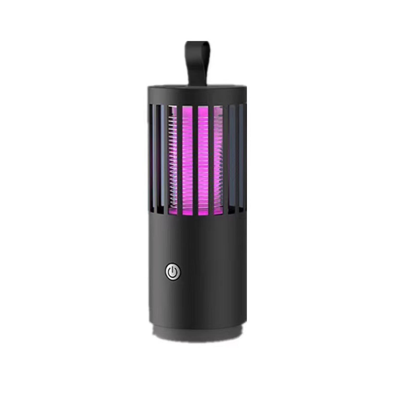 TEmkin Zapper per Insetti, Killer per zanzare, Lampada antizanzare Portatile USB per Interni, Trappola per zanzare da Campeggio, Killer per zanzare con Scosse elettriche (Nero)