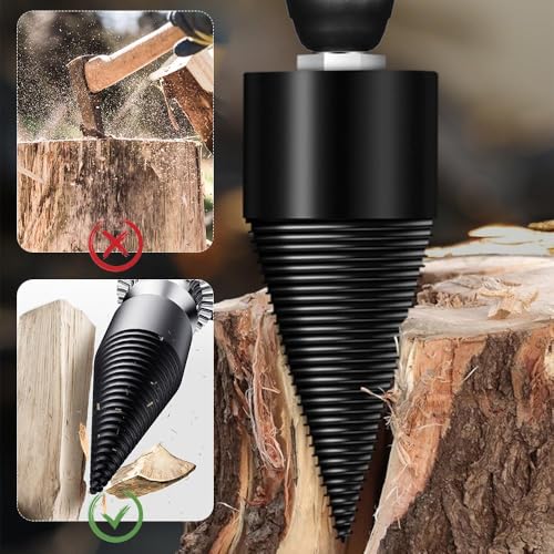 Fracavi 6-Piece Wood Splitter Drill Bits Set
