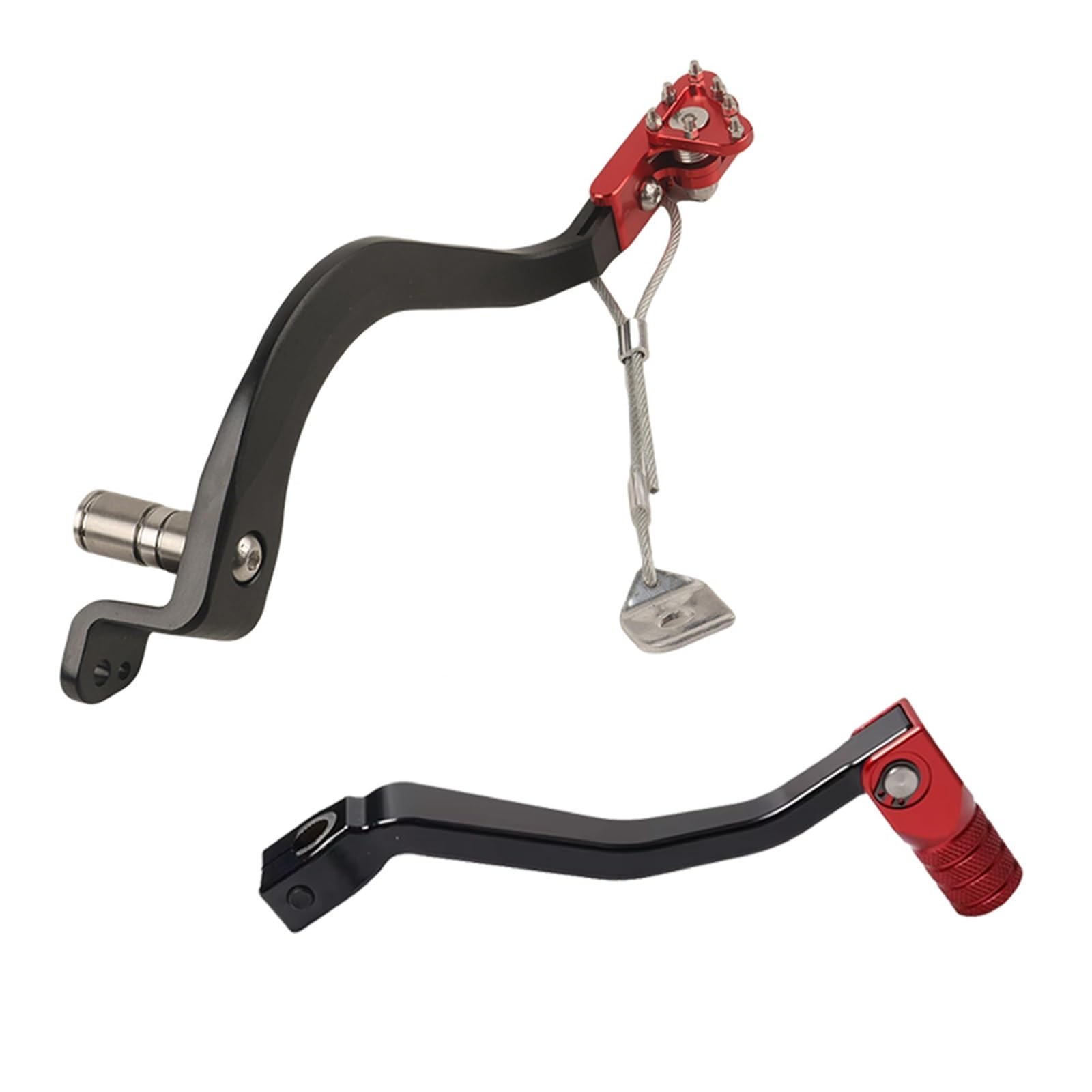 Motohmhavn Red For Crf250l Crf250m Crf250 Rally Crf 250L Crf 250 L Motorcycle Forged Gear Shift Lever Shifter Rear Foot Brake Pedal Lever