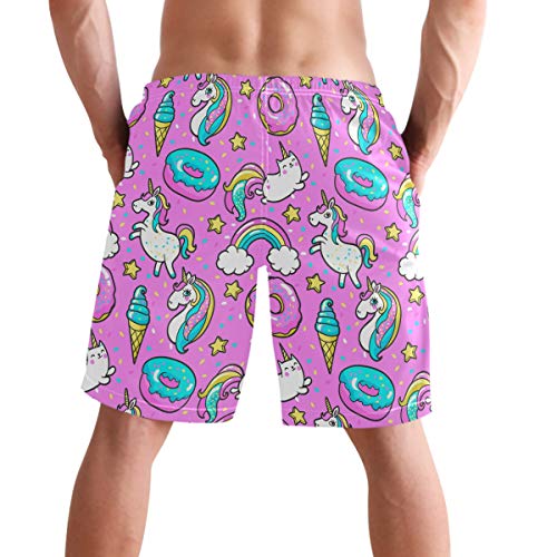 visesunny Men Swim Trunks Swimming Beach Surfing Board Shorts Swimwear Quick Dry Mesh Lining Bathing Suits with Pockets3