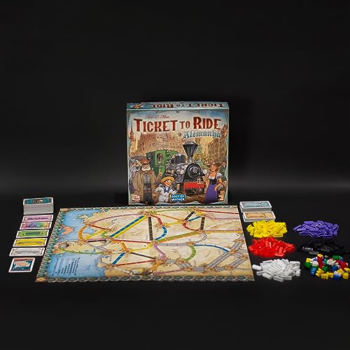 Galápagos, Ticket to Ride: Alemanha, Jogo de Tabuleiro para Amigos, 2 a 5 jogadores, 30-60 minutos p