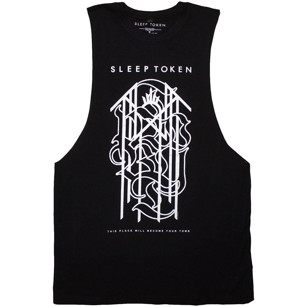 Rock Off officially licensed products Sleep Token Tomb Sigil Vest Top M Black