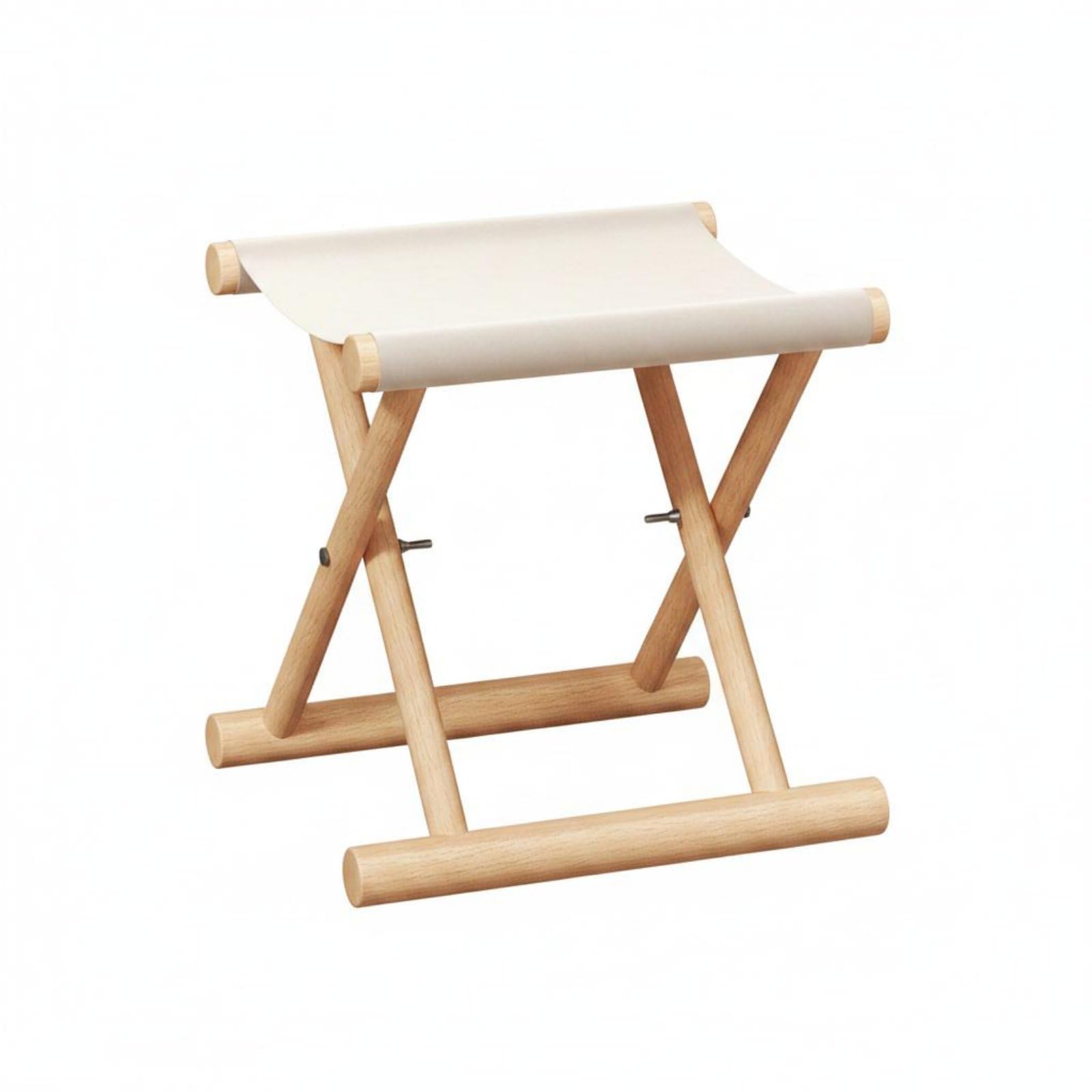 Enakshi® Foldable Wooden Stool Solid Wood Folding Wooden Stool Compact Shoe Change Bench for Fishing, Entryway, White|Home & Garden | Kids & Teens at Home | Furniture | Stools-image-45