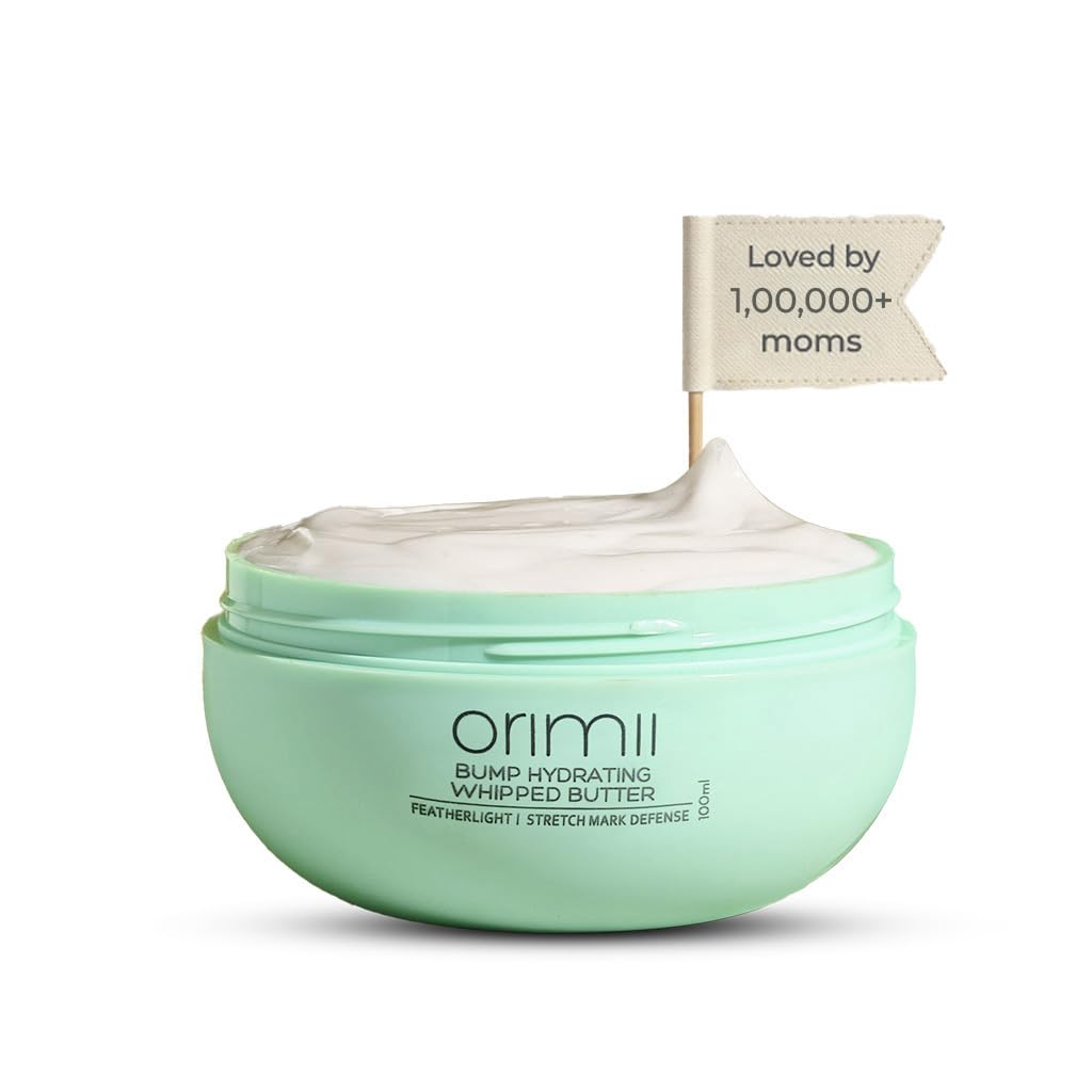 Orimii Bump Hydrating Stretch Marks Body Butter For Women | Whipped Body Cream For Pregnancy | Enriched With Cocoa & Shea Butter | Lightweight, Non Sticky, Pregnancy & Breastfeeding Safe (100gm)-picture-18