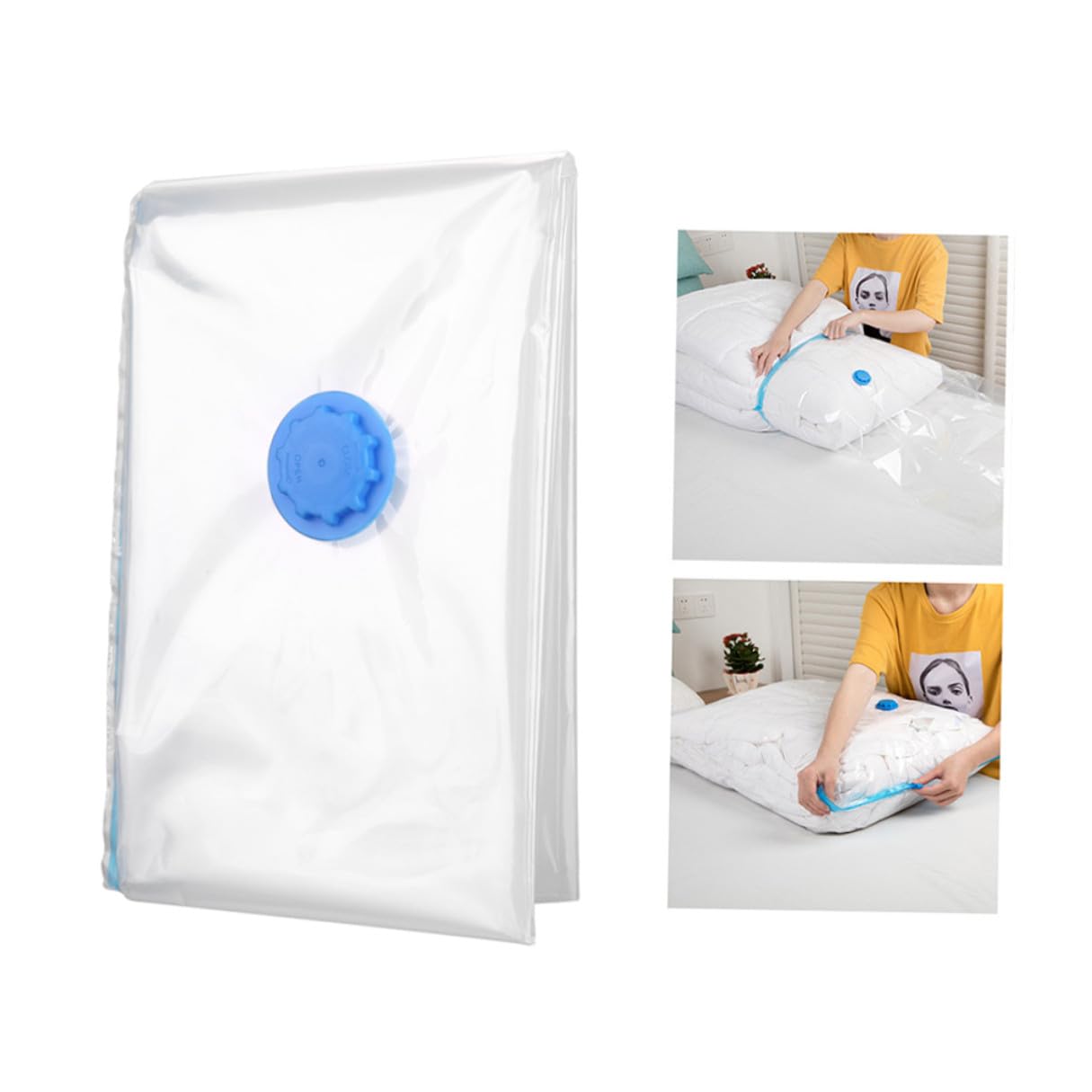 Vakuum Aufbewahrungsbeutel 10 Stück 70x100cm für Kleidung