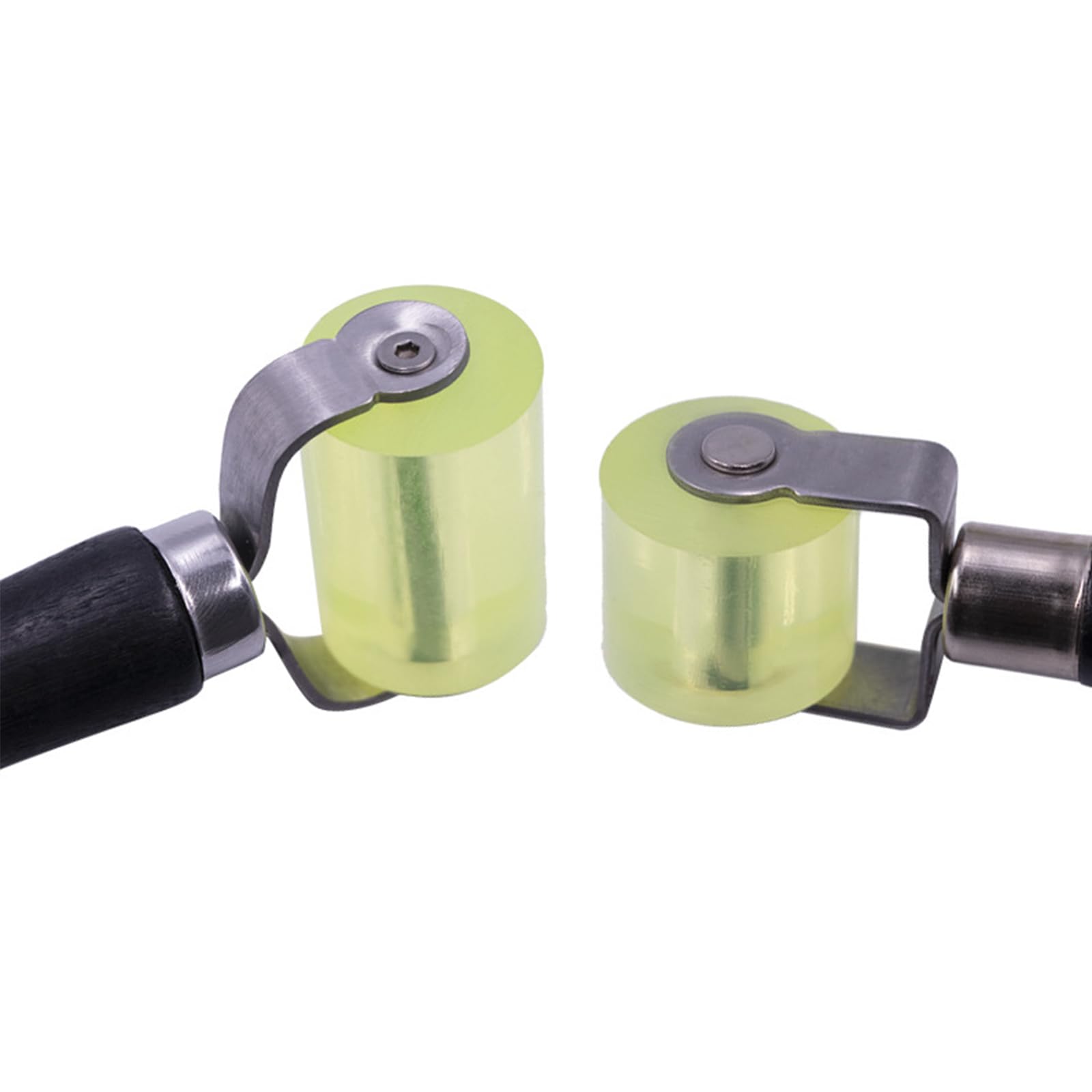 2x Rolka dociskowa Wałek dociskowy, Rolka dociskowa Narzędzie, 30mm i 50mm Silikonowy Wałek Dociskowy Ręczny Roller, Rolka Dociskowa Bitumen, Wałek do Tapet, Wałek do Tapet Rolka Dociskowa Mała do