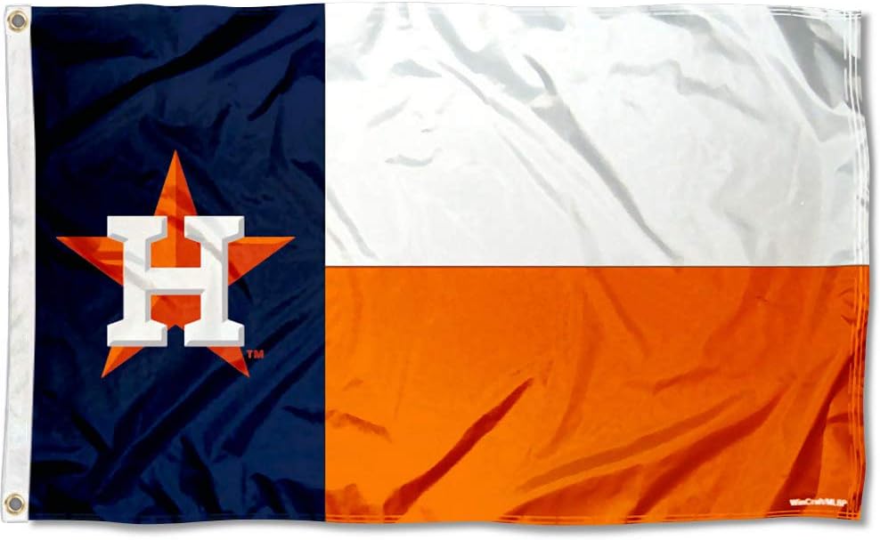 Houston Astros State of Texas Logo Flag and Banner