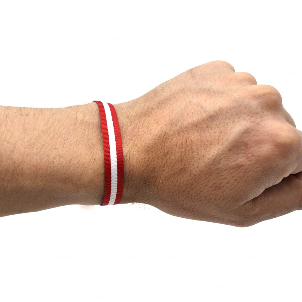 Pulsera tela Eurocopa 2021, Euro2020, España, Alemania, Bélgica, Italia.fútbol para hombre y mujer. - Austria