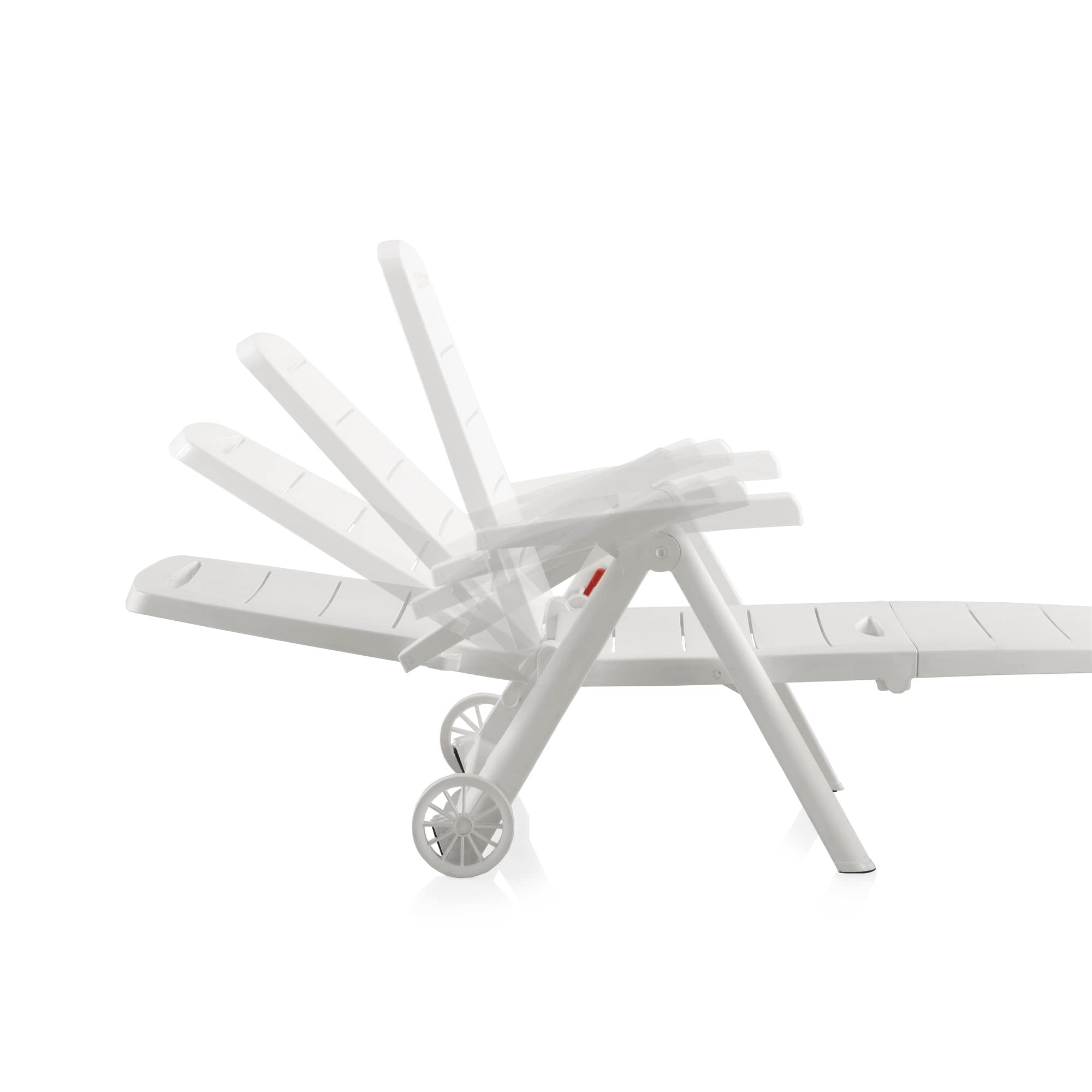 Shaf Sp Garden Tumbona Plegable, Blanco, 56x189x69 cm, 55061