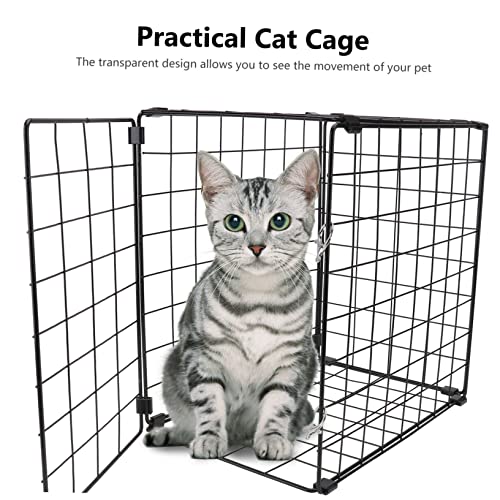 FRCOLOR 1 Peça Gaiola Dobrável Para Gatos Caixas Para Cachorros Para Cães Pequenos Habitat De Animai