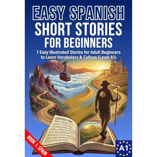 Easy Spanish Short Stories for Beginners Level A1 Book 1: SPAIN Audiolibro Por J.A. Bravo arte de portada