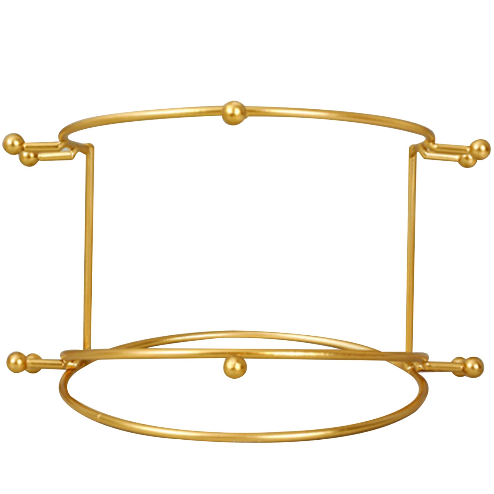Organisateurs de bijoux en métal et support de diadème à 2 couches 6.9x4.5