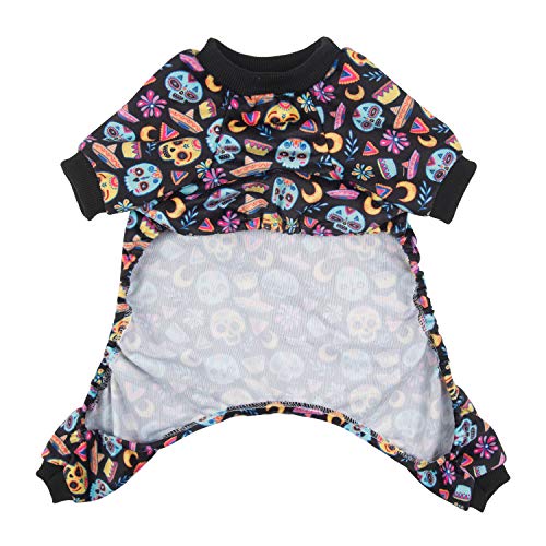 Image of CuteBone Small Dogs Outfit Soft Puppy Onesies Pjs Dog Pajamas Pet Coat Cat Apparel Comfy Doggie Jumpsuit Bodysuit for All Seasons