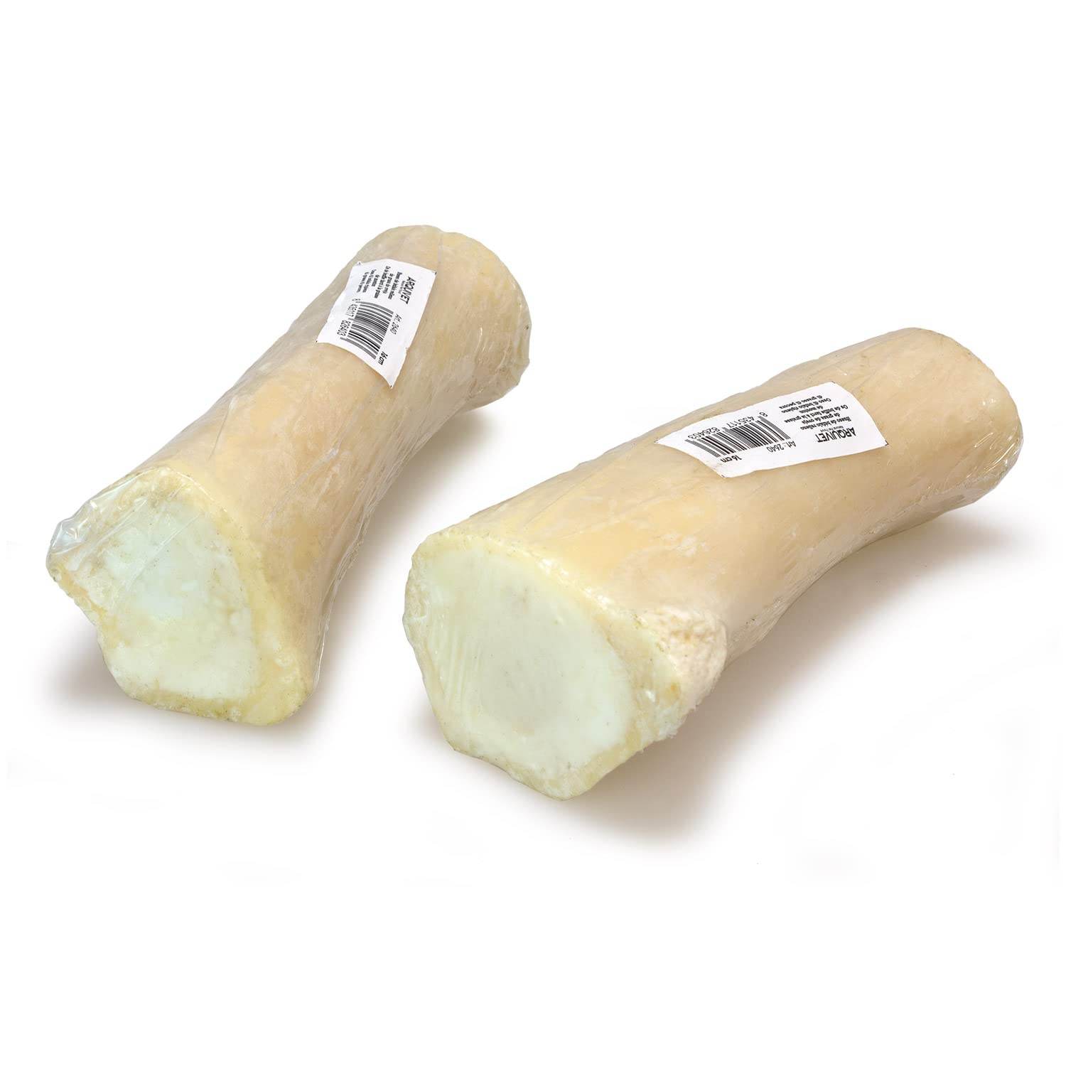 ARQUIVET Hueso de búfalo Relleno de Grasa de Oveja - 16 cm - Caja expositora de 20 Unidades - 4.600 g - Snack Natural para Perros