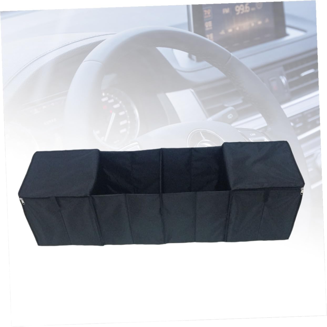 PRETYZOOM Scatola Organizer per Bagagliaio Auto Pieghevole 4 Griglie Pvc