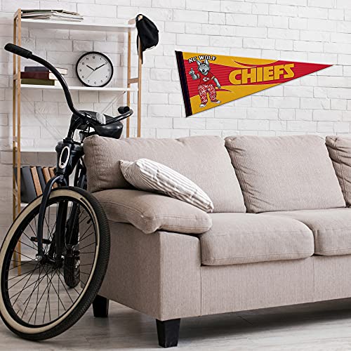 Image of Rico Industries NFL Football Mascot inch 12 inch x 30 inch Felt Wall Decor Pennant - Great for Home /Bed Room /Man Cave Decor