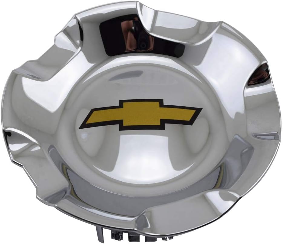SOMEWHERE IN THE SAND 2007-2013 Chevrolet Silverado Tahoe Avalanche Suburban Wheel Hub Center Caps, 20 Inch 6 Lug Chrome Finish Hubcap Wheel Cover for Chevy 1500 Pickup Truck SUV