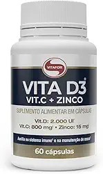 Vitafor - Vita D3 Vit.C + Zinco - 60 Cápsulas