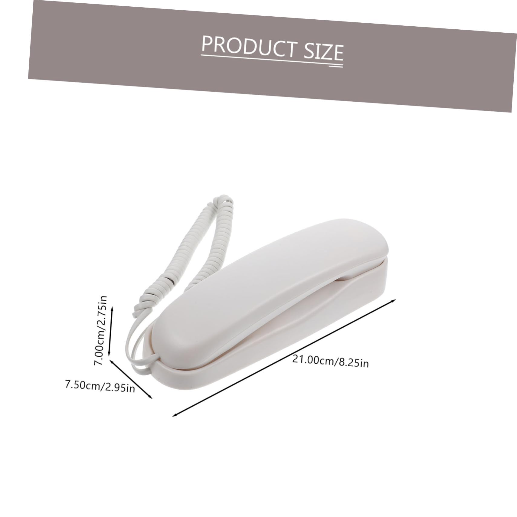 ARTIBETTER Wall Mounted Telephone Portable Mini Phone with Elegant Design for Home and Office Wall Hanging Telephone for Various Scenarios Present Idea