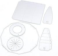 Vista 2 de KSCRAFT Caja de papel de seda, plantillas de corte de metal, plantillas para álbumes de recortesálbum de fotos, decoración en relieve, tarjetas