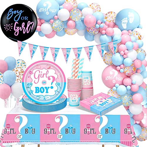 Gender Reveal Stoviglie per Feste di Compleanno, Baby Shower Party...