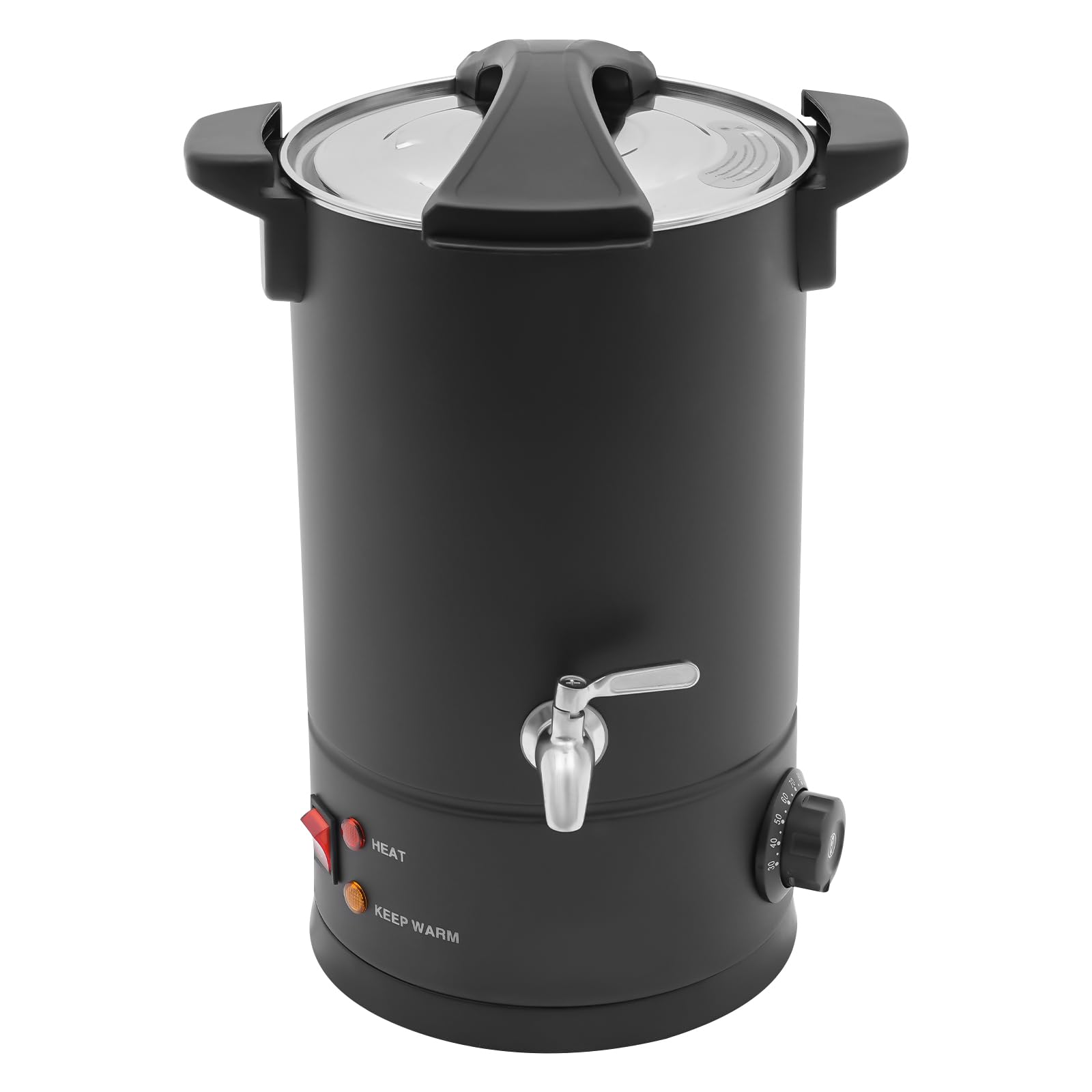Kit per la produzione di candele, 8 l, grande pentola per sciogliere la cera con rubinetto dell'acqua 30 – 110 ℃, controllo della temperatura per fai da te, base di sapone