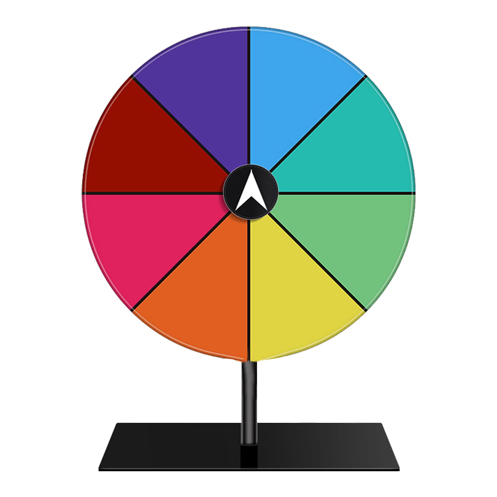 Roue De La Chance Éditable Acrylique 12,5 Cm – Tableau Effaçable Avec Marqueur Pour Fêtes, Écoles, Salons