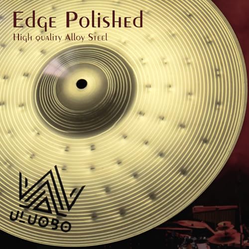 ULUOBO Cymbal Pack, Drum Set Cymbals 9 Pieces, Symbols for Drums