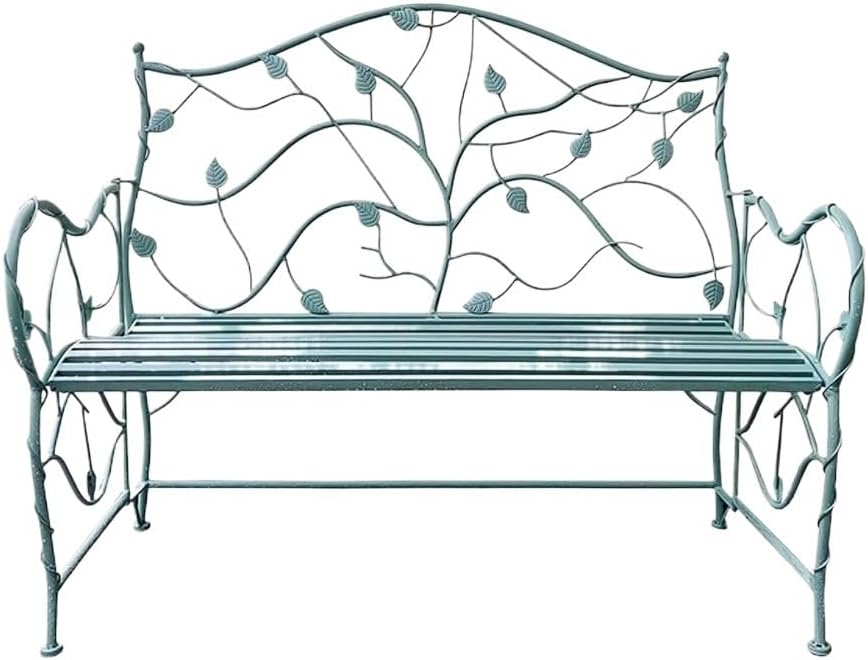 Garden Vintage Iron Rattan Double Single, Decoration Garden Chair, Indoor Outdoor Patio Balcony Terrace Leisure Seating Seat