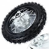 TFCFL Rear Wheel Rim Tire 2.50-10 inch For 50cc-110cc Dirt Bikes PW50 TTR50 Max Load 255lbs