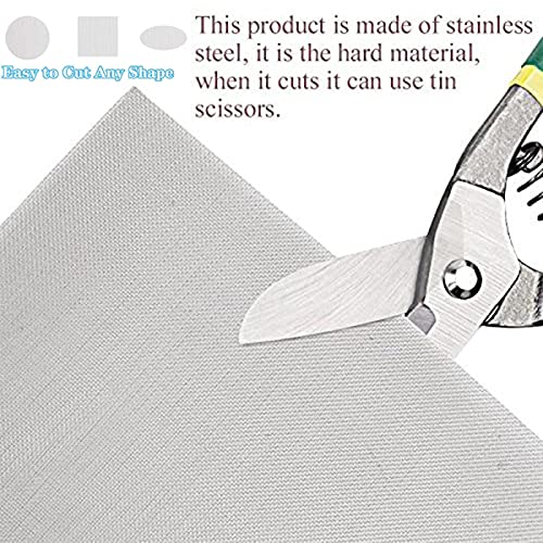 Draadgaas, 304 roestvrij staal, 2 stuks, 20 Mesh, 300 x 210 mm gaasdoek, knaagdier-, vliegengaas - Image 4