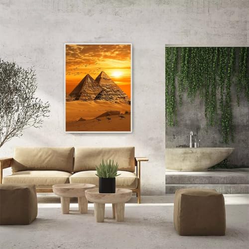 MAYUPEOU Coucher De Soleil 5D Diamond Painting Adulte Kits 100x130cm 8-9686 – vue 3