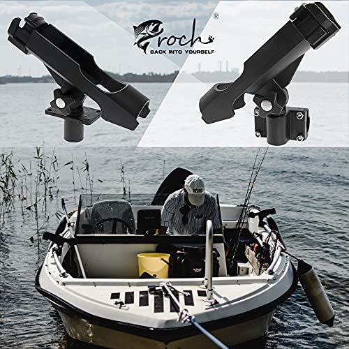 Support de canne à pêche pour bateaux et kayak orientable ajustable x2 - 7