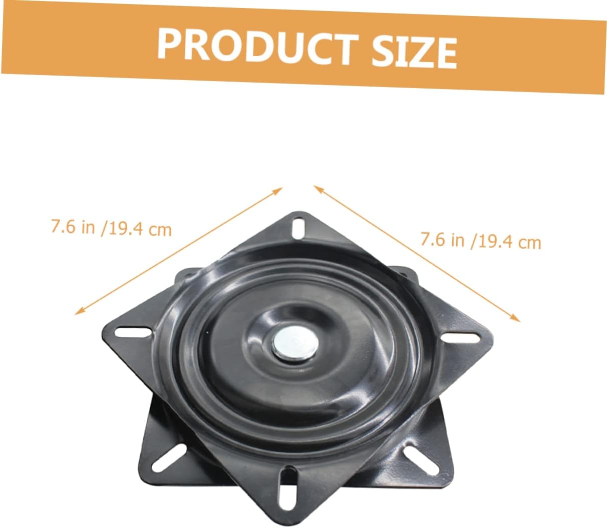 CHILDWEET Chair Swivel Plate for Furniture Rotating Base for Bar Stools Office Chairs and Boat Seats Sturdy Construction Excellent Craftsmanship