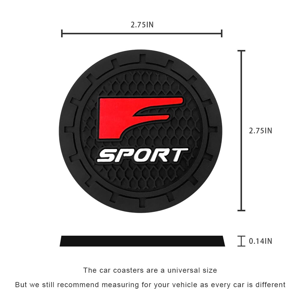 Amazon.com: Car Cup Holder Coaster for Lexus f Sport Cupholder