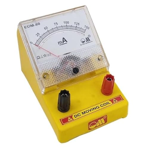Om Meters EDM-80 Desk Stand Analog 150mA DC Milli Ammeter (Y...