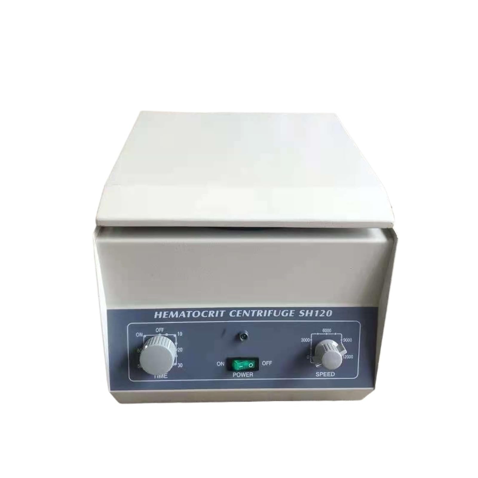 Centrifugadora electrónica de hematocrito de sobremesa, tubo capilar de 1,5x75mm con velocidad ajustable, 1500-12000rpm Funcionamiento fluido