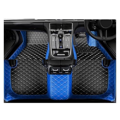 Tapis de voiture anti-fouling Lexus UX 2019 noir et bleu pour sol propre