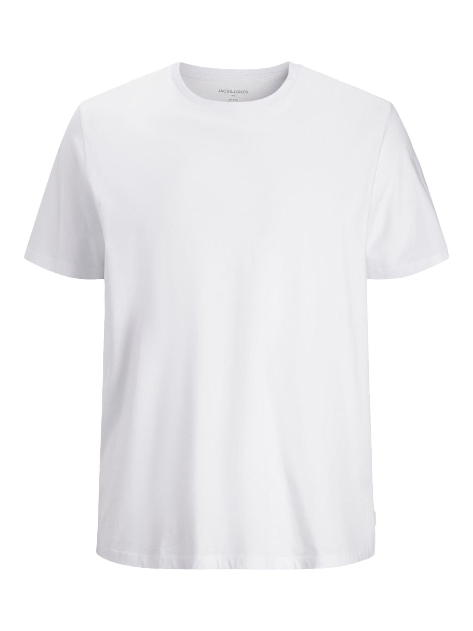 Jack & Jones Men's Blanc T-Shirt O-Neck Gt Organic Basic