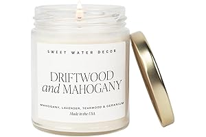Sweet Water Decor Mahogany Teakwood Soy Candle