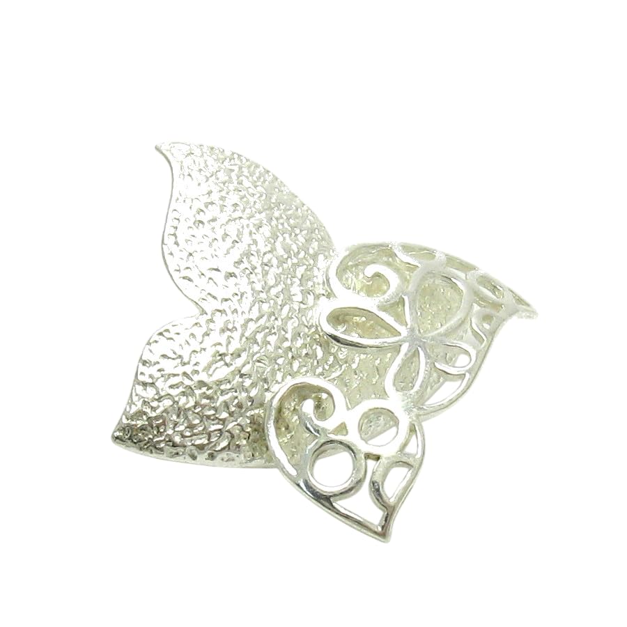 Sterling Silber Brosche Schmetterling massiv 925 Empress