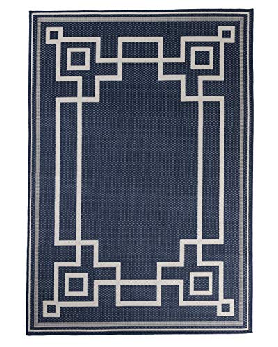 Furnish My Placefurnish My Place Outdoor Collection Oriental Accent Rug 7 Ft 10 In X 10 Ft Navy Water Proof Carpet For Living Room Dining Room Hallways Dailymail