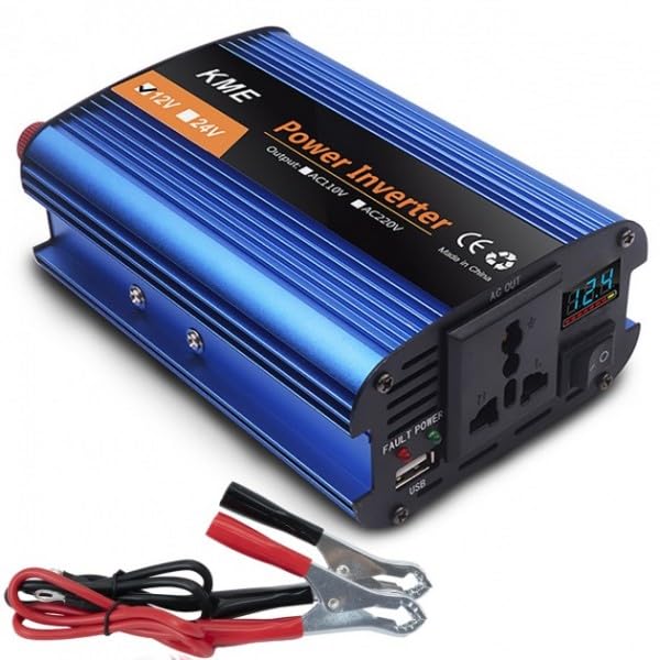 Convertisseur de Tension 500W, onduleur Voiture 12V à 220V avec Port USB et Protection Multi-Fonctions