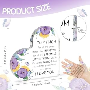 Mother's Day Gifts for Mom from Daughter Son, Mom Gifts, Mom Birthday Gifts, Presents for Mom, Mom Day Gift Ideas Acrylic Desk Decor, Mom Gifts for Christmas Thanksgiving Valentines Cool Gifts for Mom Mothers Day Gifts for Mom from Daughter Son Mom Gifts Mom Birthday Gifts Presents for Mom Mom Day Gift Ideas Acrylic Desk Decor Mom Gifts for Christmas Thanksgiving Valentines Cool Gifts for Mom