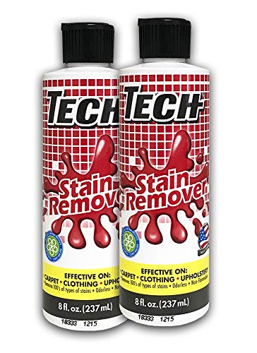 TECH Multi-Purpose Stain Remover, 8 oz-2 pk, For Carpet, Clothes,