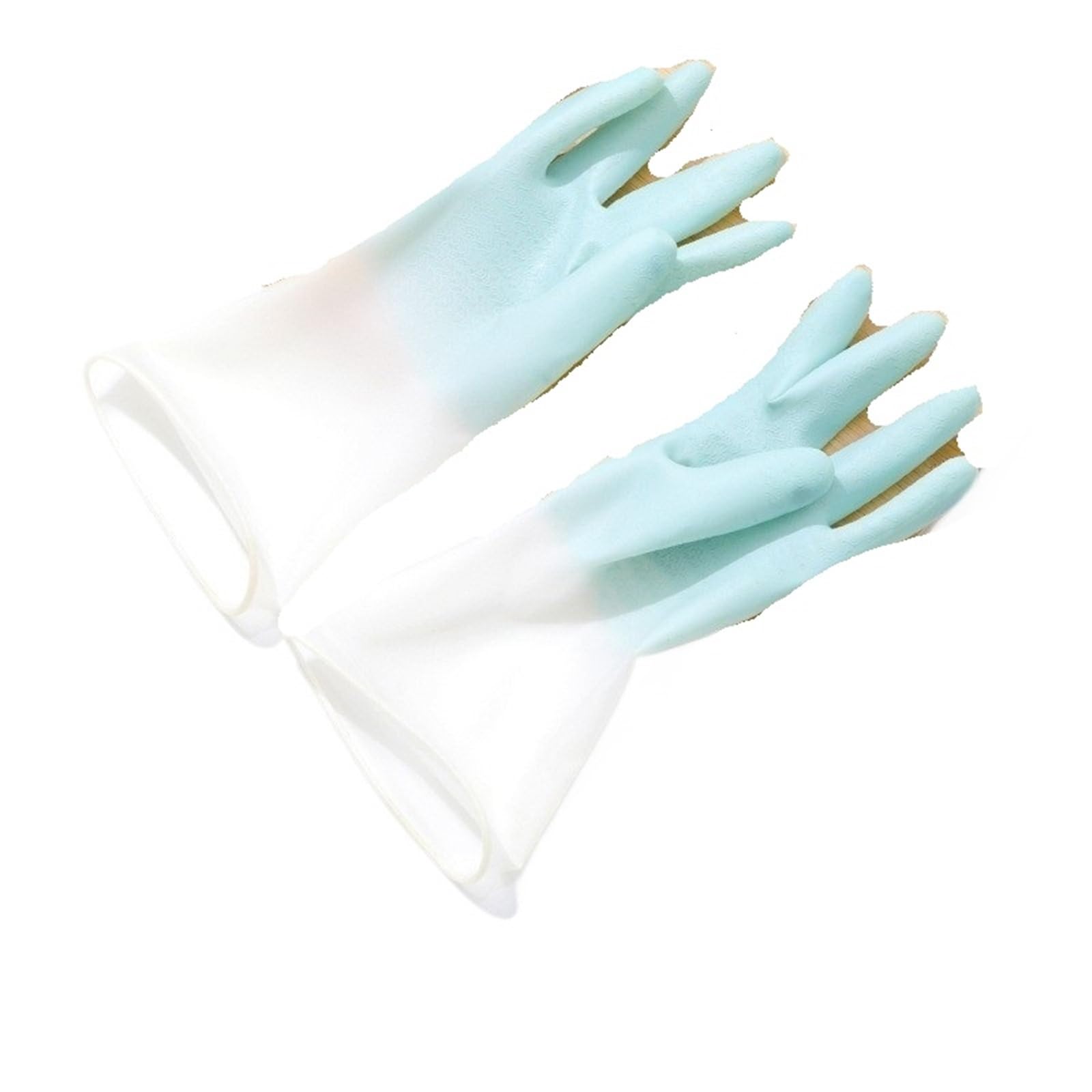 KJBDQQH Cleaning Gloves Dish Washing Gloves Household Dishwashing Rubber For Kitchen Clothes Cleaning For Clean Dishes for Household(BlueX2 Pairs,L)