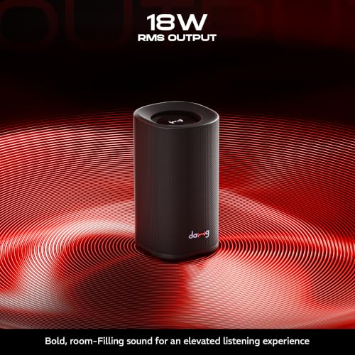 Image of daWg Banger 50 Bluetooth 18W Portable Speaker, Upto 9Hrs Backup, IPX5