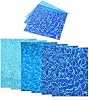 Sticker de Agua con Ondas, 6 Hojas Adhesivas para Diorama Marino | Fondo de Río Realista, Decoración para Maquetas, Accesorios DIY, Lago, Mesa de Arena 2